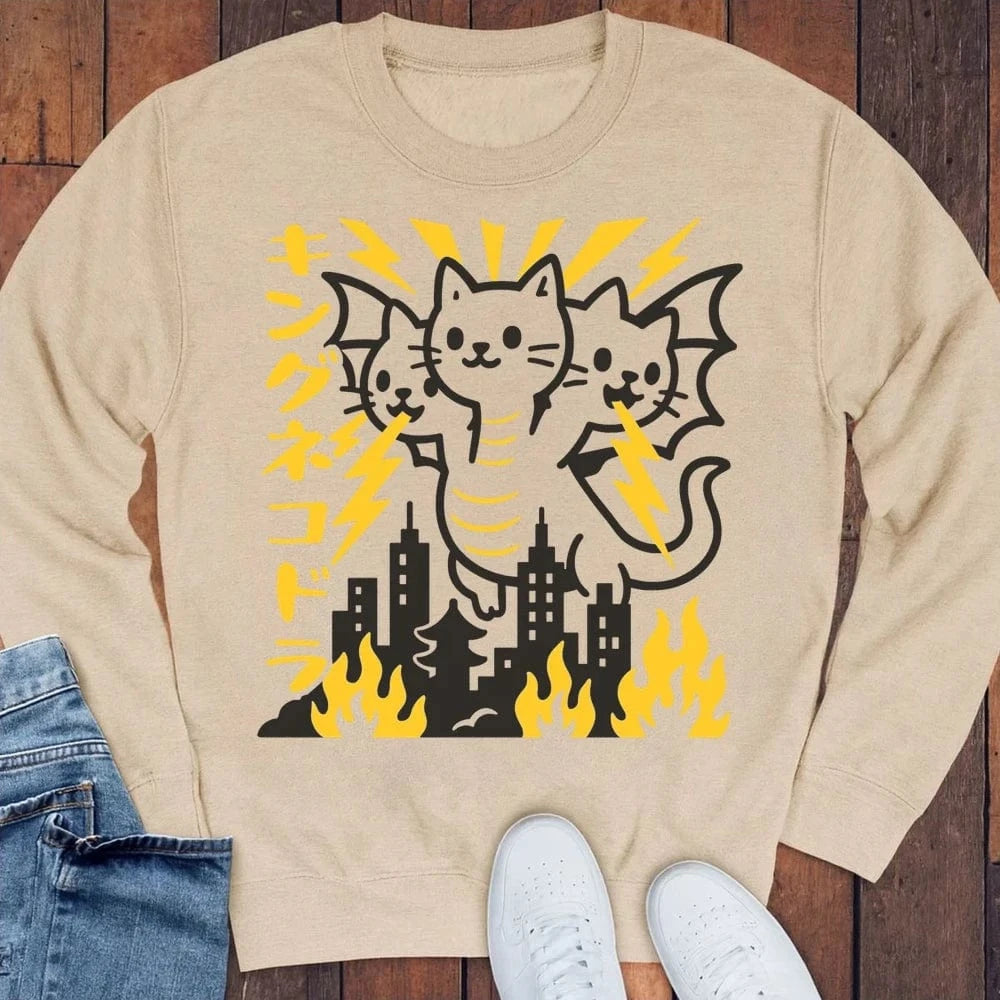 King Nekodorah Sweatshirt Sand / S 23852791875237492870 Sweatshirt