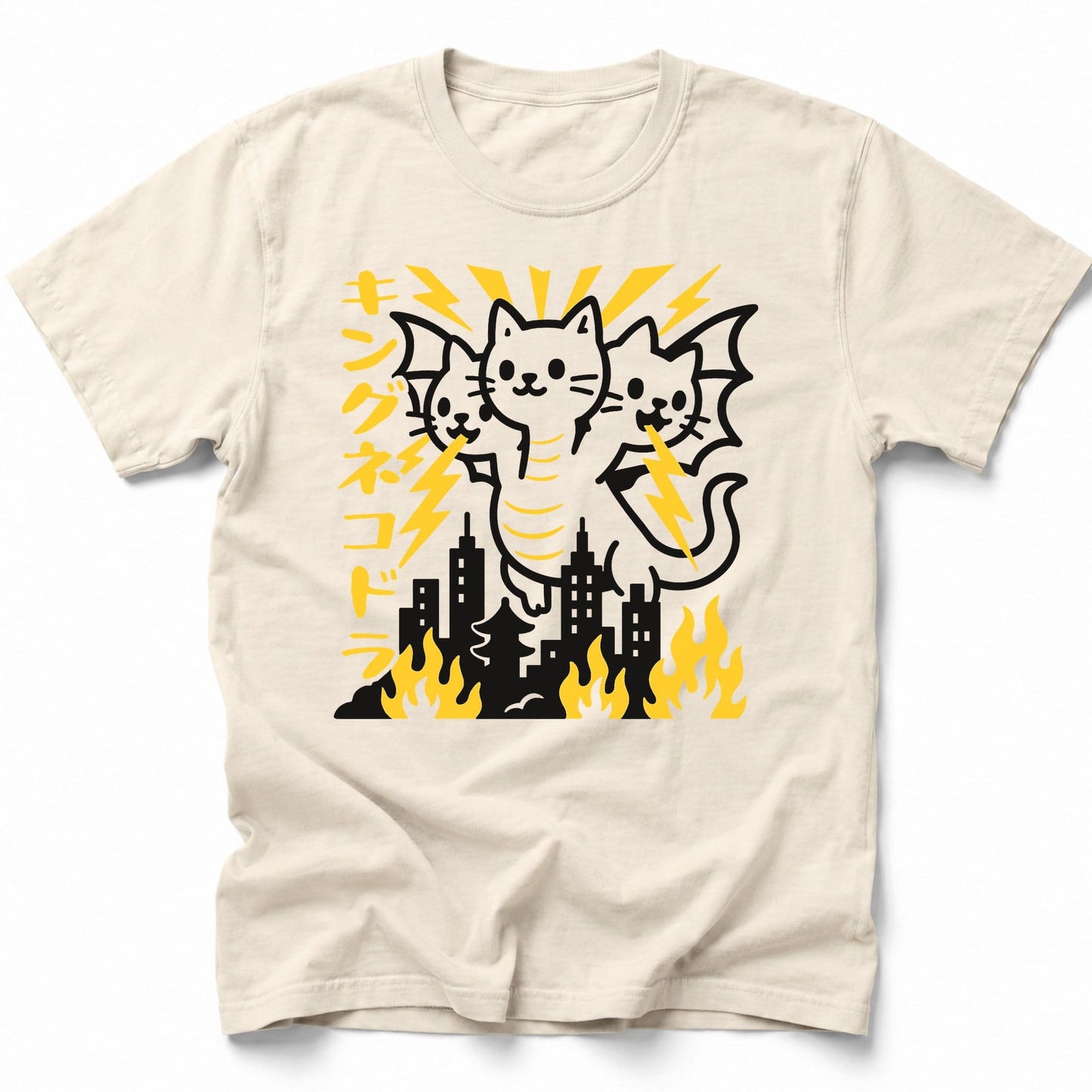 King Nekodorah T-Shirt Ivory / S 17781337612647839138 T-Shirt