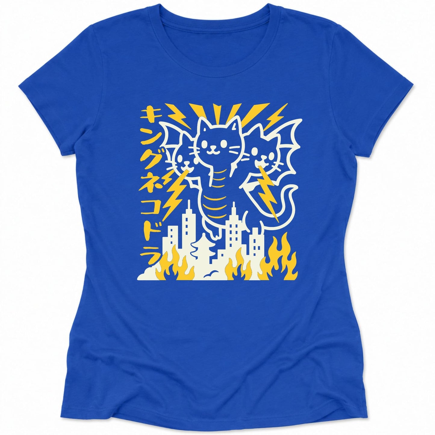 King Nekodorah Womens Tee True Royal / S 13660625351884604833 T-Shirt