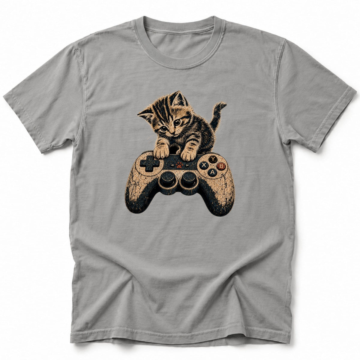 Kitty Control T-Shirt Grey / S 22729525448898420912 T-Shirt