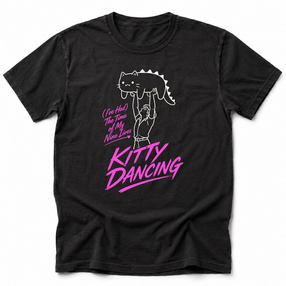 Kitty Dancing T-Shirt Black / S 20576768810728368904 T-Shirt