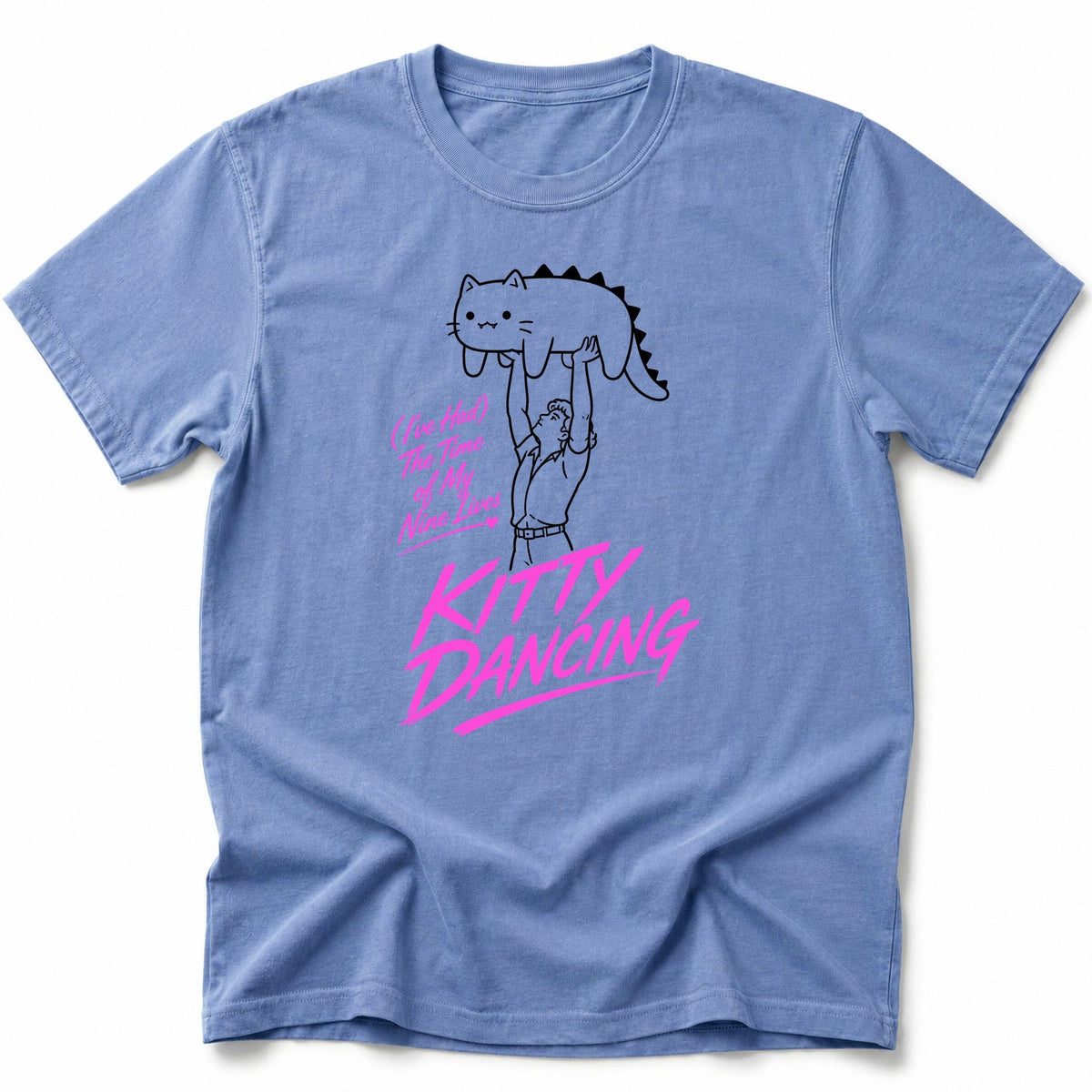 Kitty Dancing T-Shirt Blue Jean / S 26379378039156397676 T-Shirt