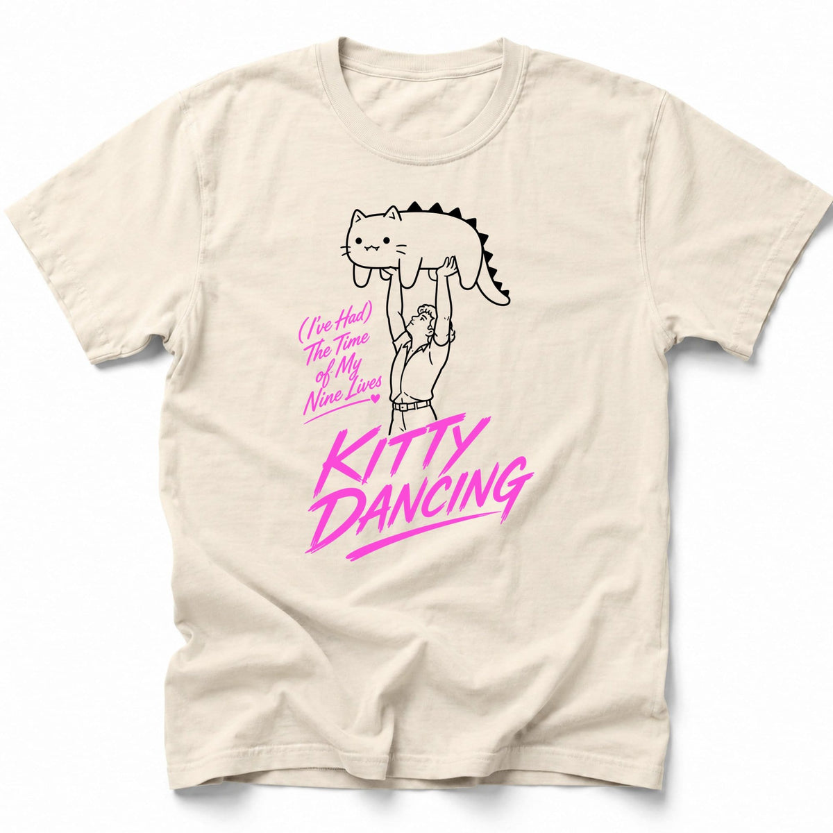 Kitty Dancing T-Shirt Ivory / S 21725071127295674126 T-Shirt
