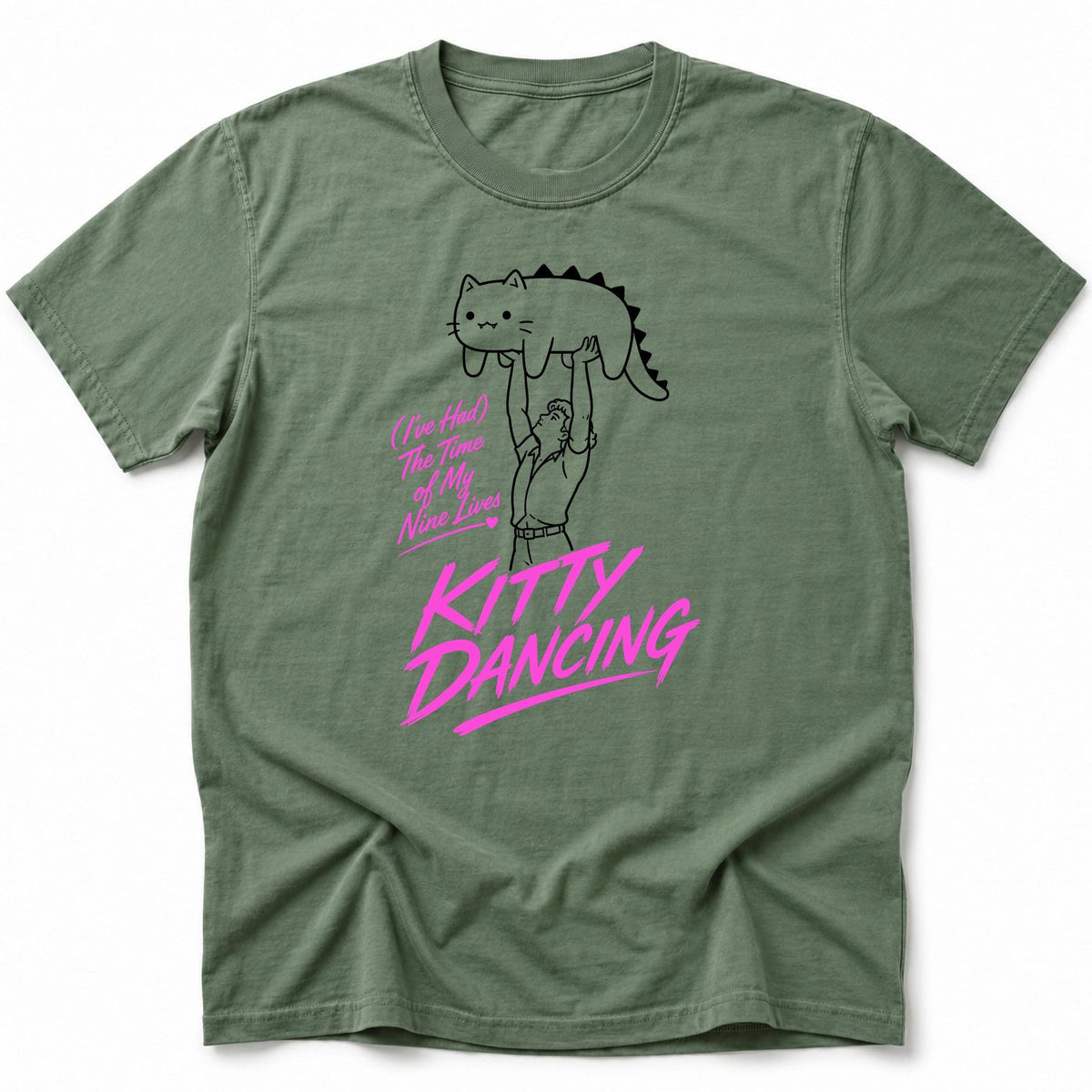 Kitty Dancing T-Shirt Moss / S 25755880489588392297 T-Shirt