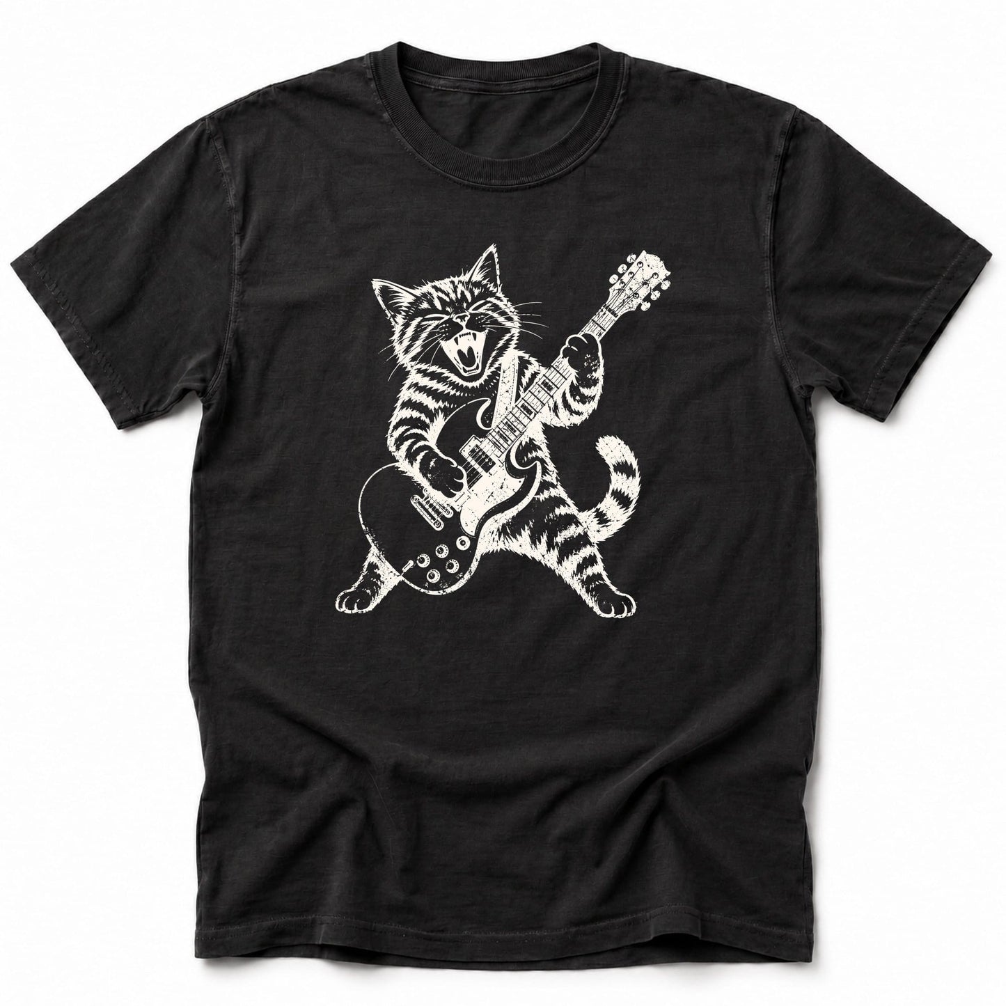Kitty Rock T-Shirt Black / S 85555827288380086136 T-Shirt