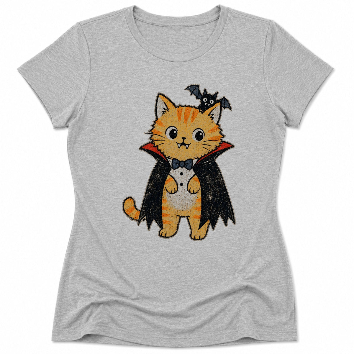 Kittycula Womens Tee Athletic Heather / S 32774774173372028625 T-Shirt