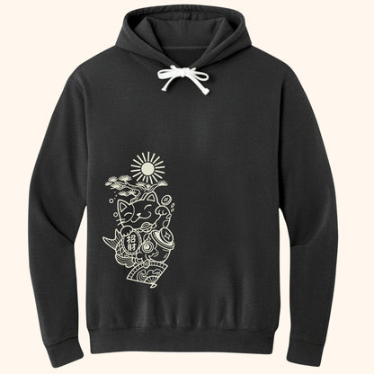 Koi And Fortune Hoodie Black / S 25318000270018747916 Hoodie