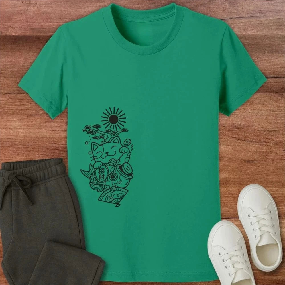 Koi And Fortune Kids Tee Kelly / S 30025466298625737086 Kids clothes