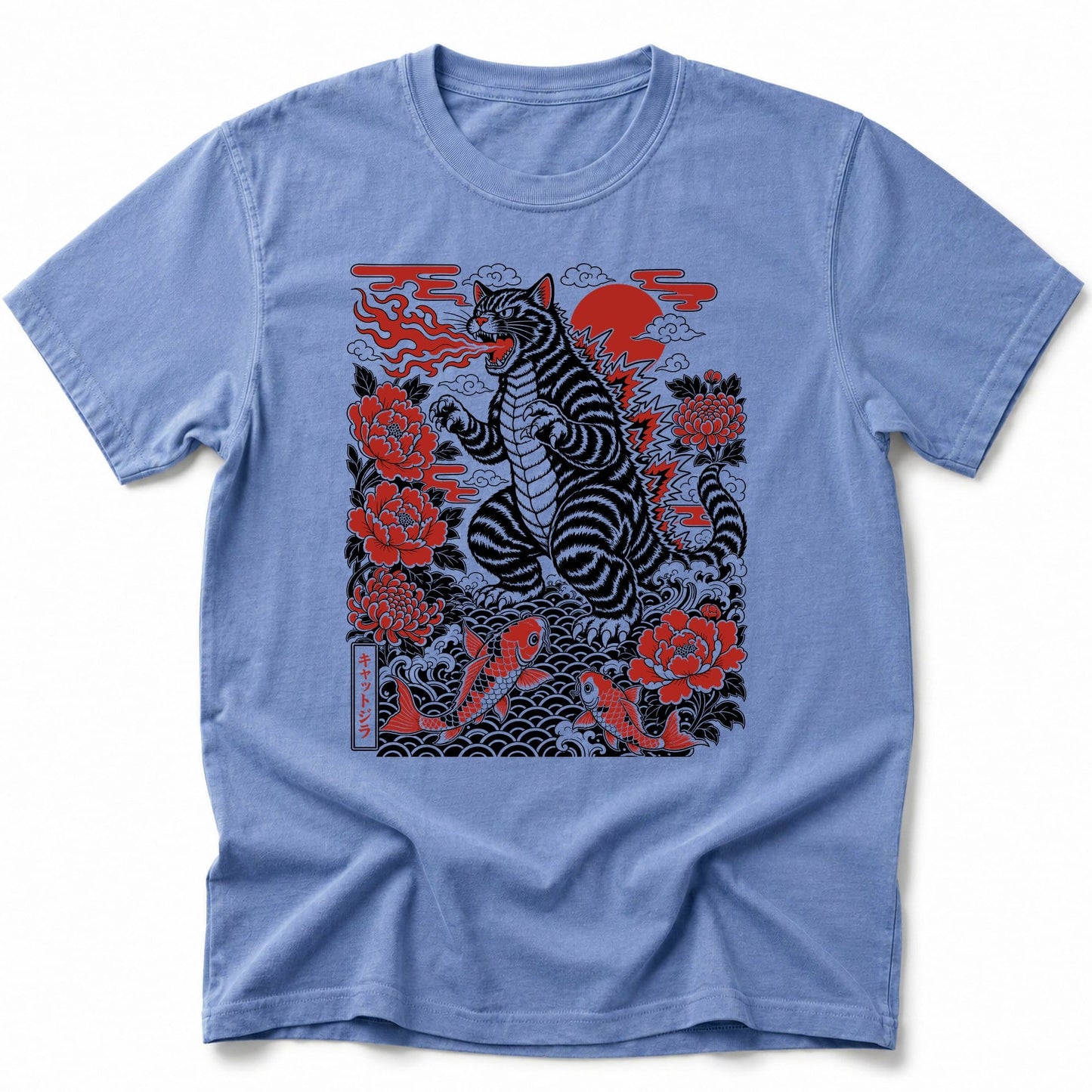 Koi Cataclysm T-Shirt Blue Jean / S 17831735953865758363 T-Shirt
