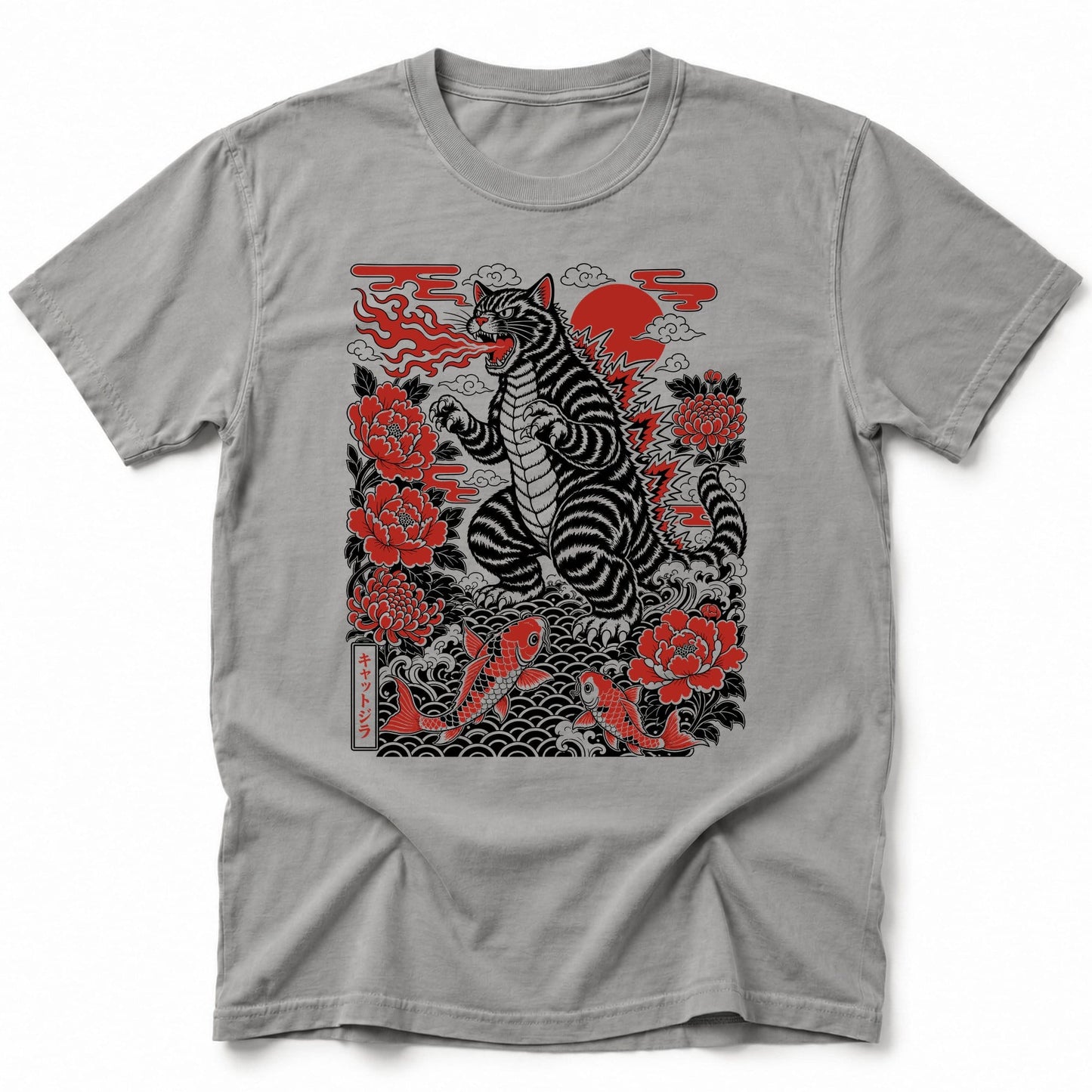 Koi Cataclysm T-Shirt Grey / S 43827908051070542313 T-Shirt