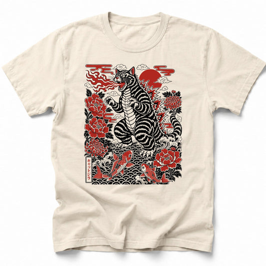 Koi Cataclysm T-Shirt Ivory / S 94117014573270721543 T-Shirt