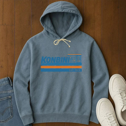 Konbini Est 1969 Hoodie Blue Jean / S 49784619675943294472 Hoodie