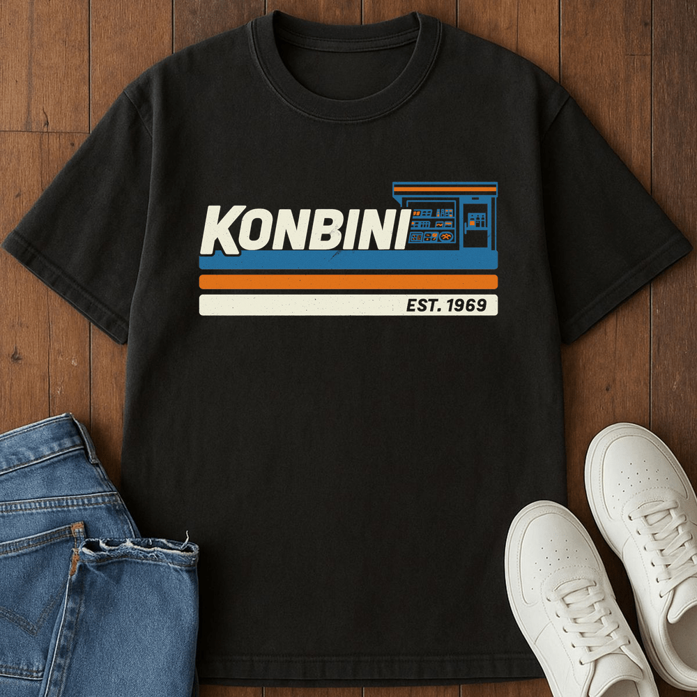 Konbini Est 1969 T-Shirt Black / S 25610510043834423721 T-Shirt
