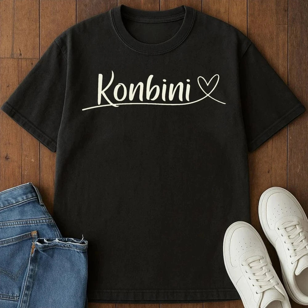 Konbini Love T-Shirt Black / S 26324925576319226571 T-Shirt
