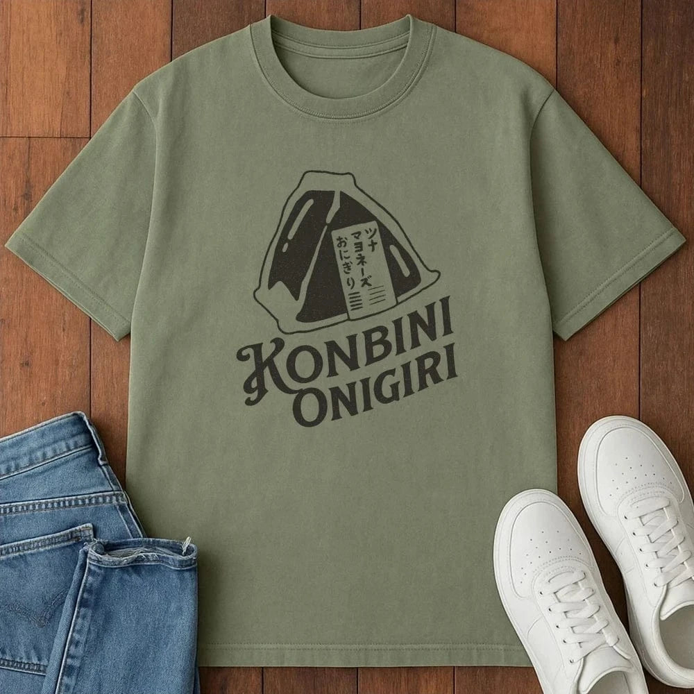Konbini Onigiri T-Shirt Moss / S 23369991871134157025 T-Shirt