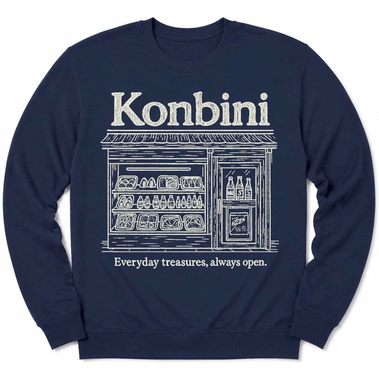 Konbini Store Sweatshirt Navy / S 82906777414165950417 Sweatshirt