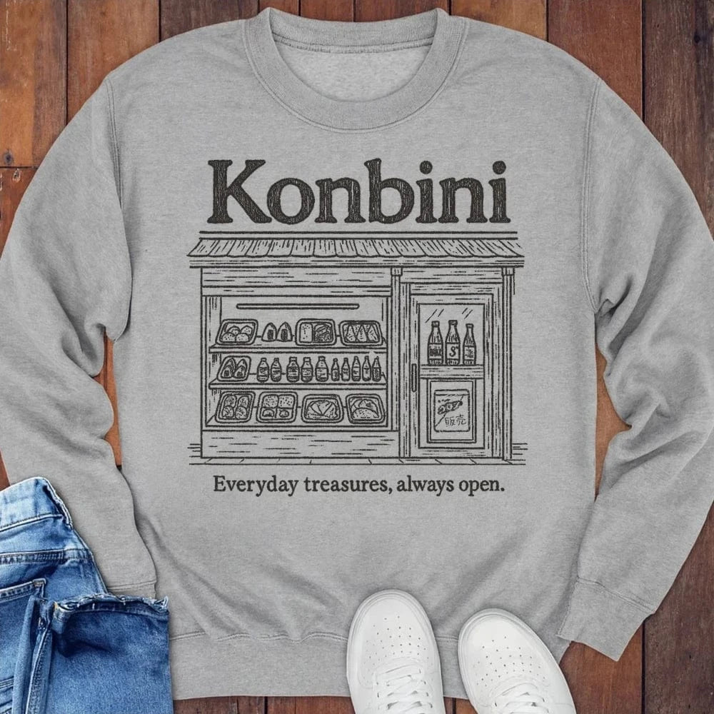 Konbini Store Sweatshirt S / Sport Grey 14357484664346368827 Sweatshirt