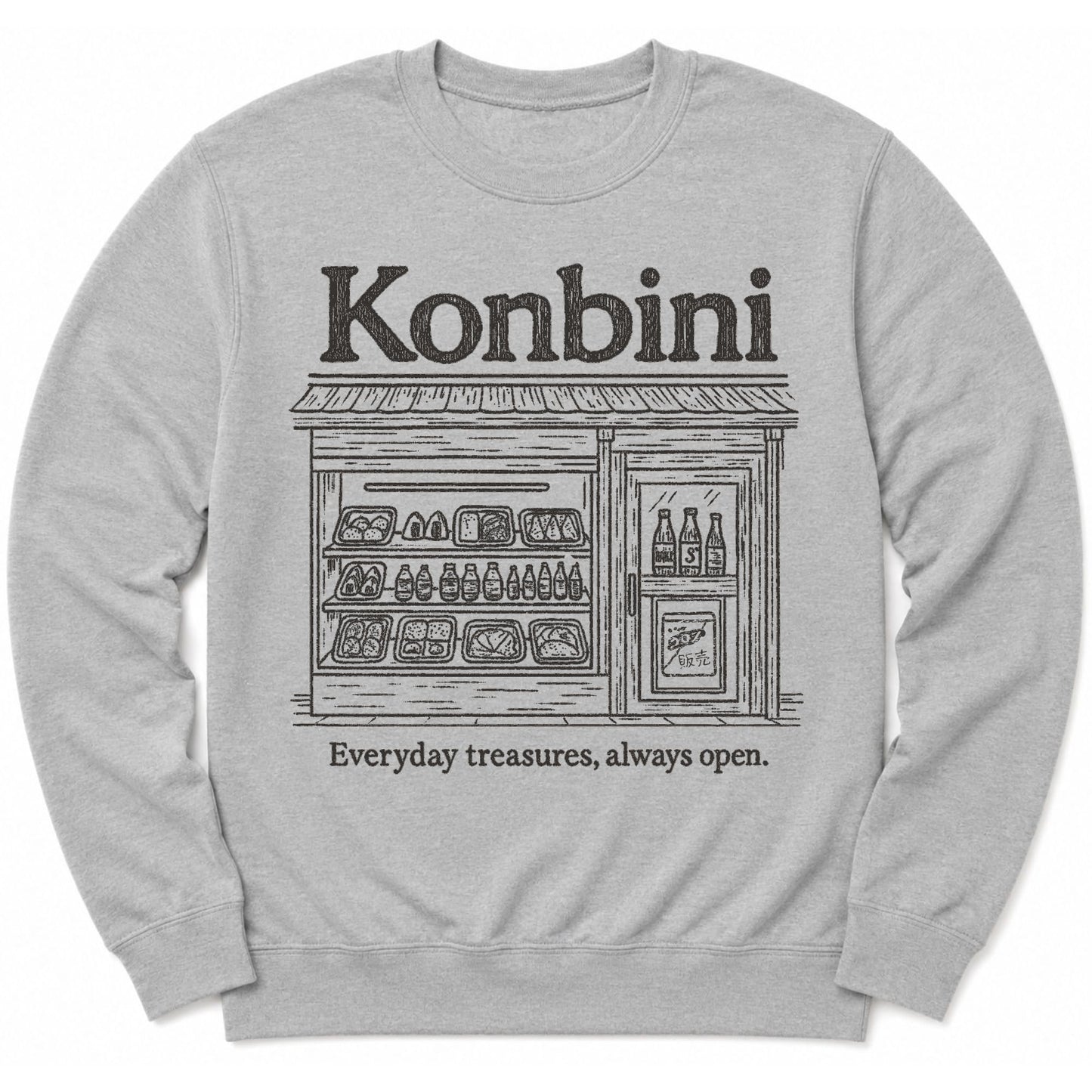 Konbini Store Sweatshirt Sport Grey / S 14357484664346368827 Sweatshirt