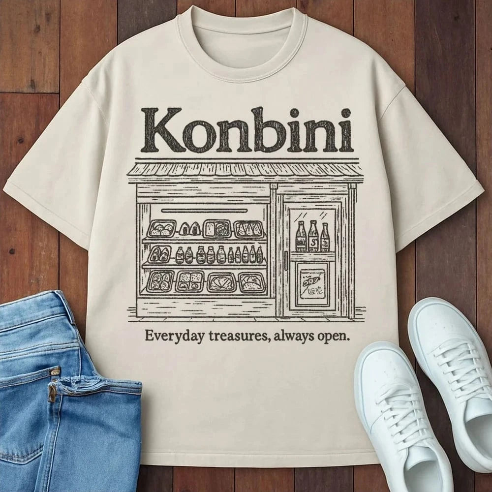 Konbini Store T-Shirt Ivory / S 27896569321732307356 T-Shirt