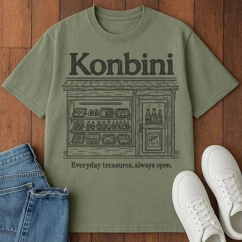 Konbini Store T-Shirt Moss / S 48543505706883513429 T-Shirt