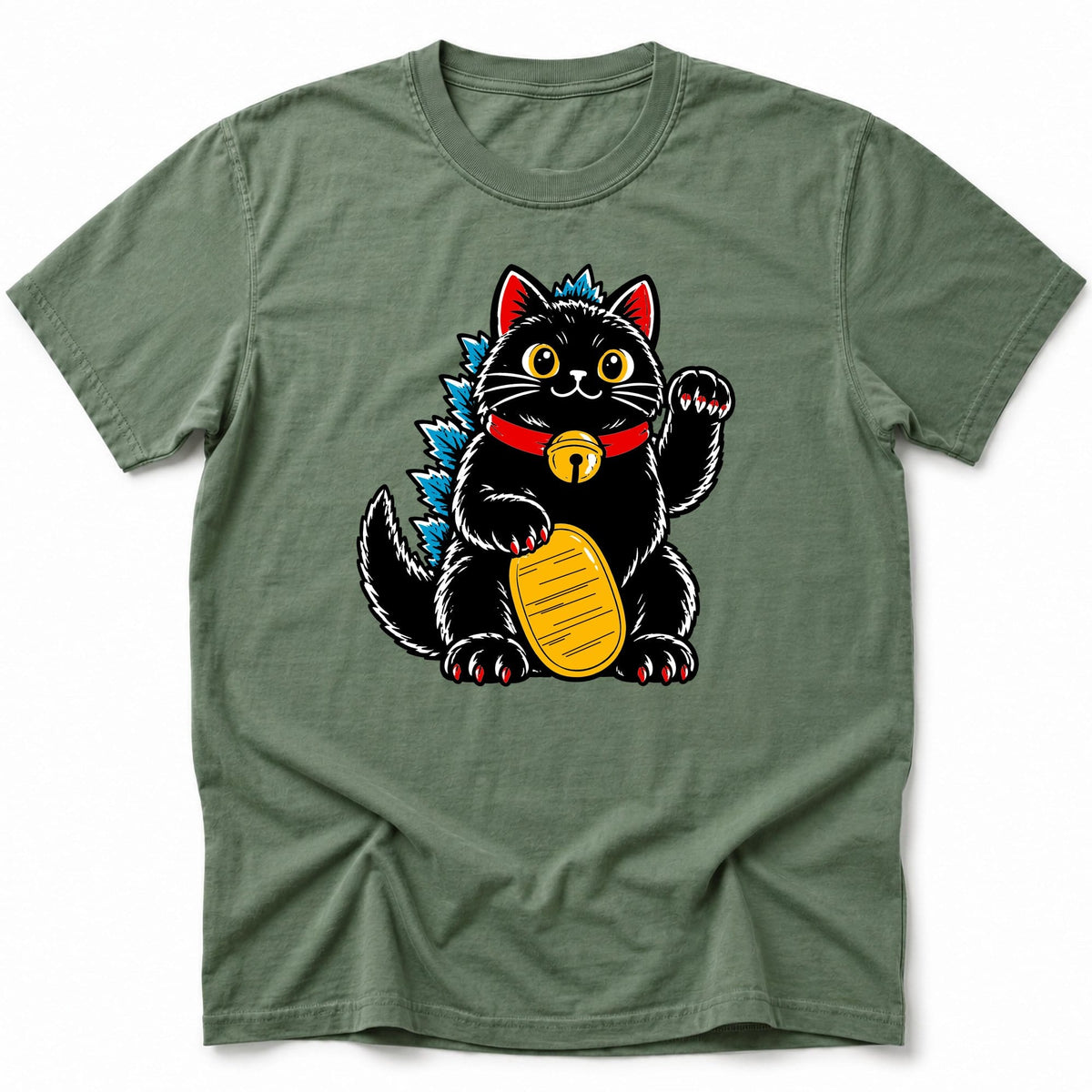Kyattmaneki T-Shirt Moss / S 77927242982270192241 T-Shirt