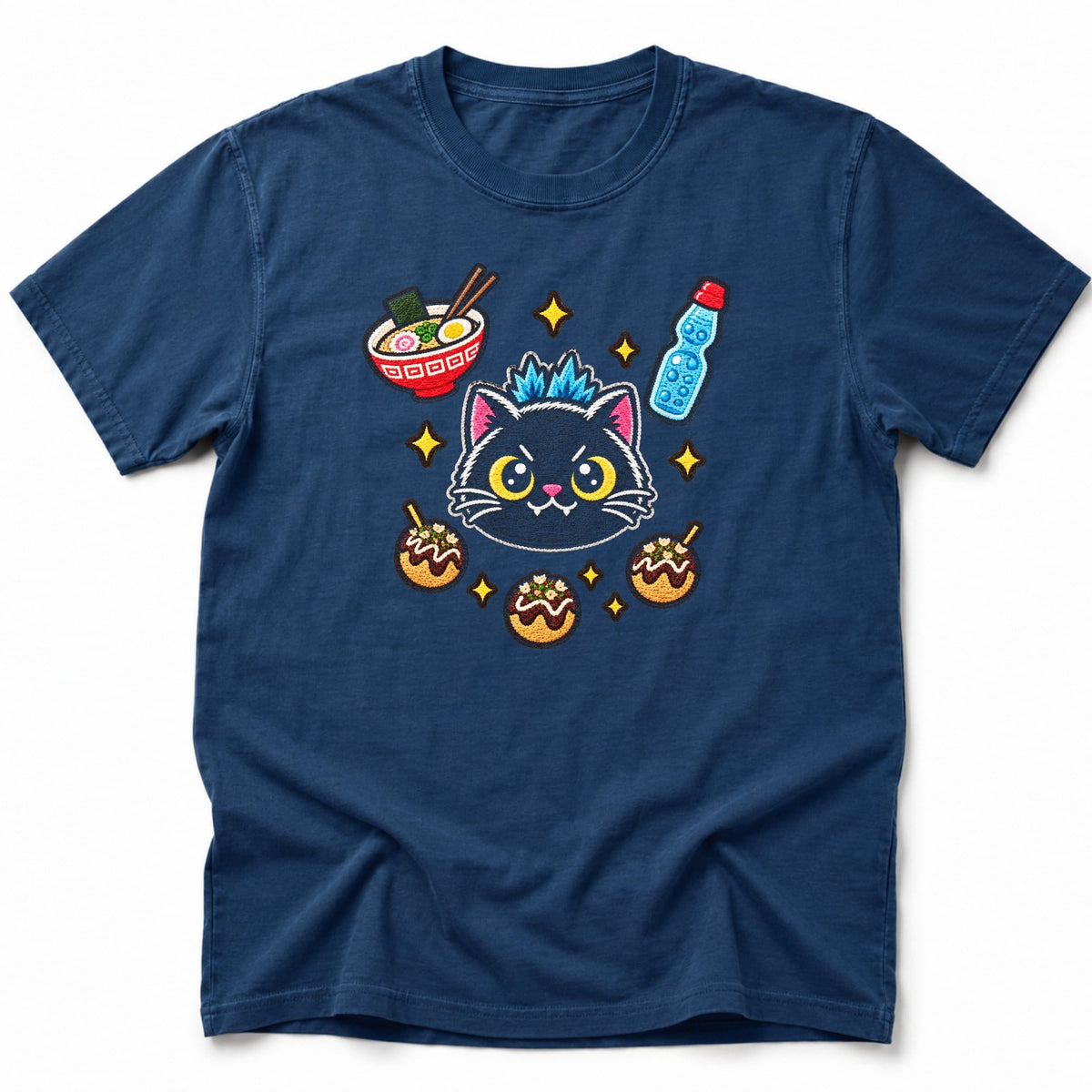 Kyatto Chibi Likes T-Shirt Navy / S 24100773332989498892 T-Shirt
