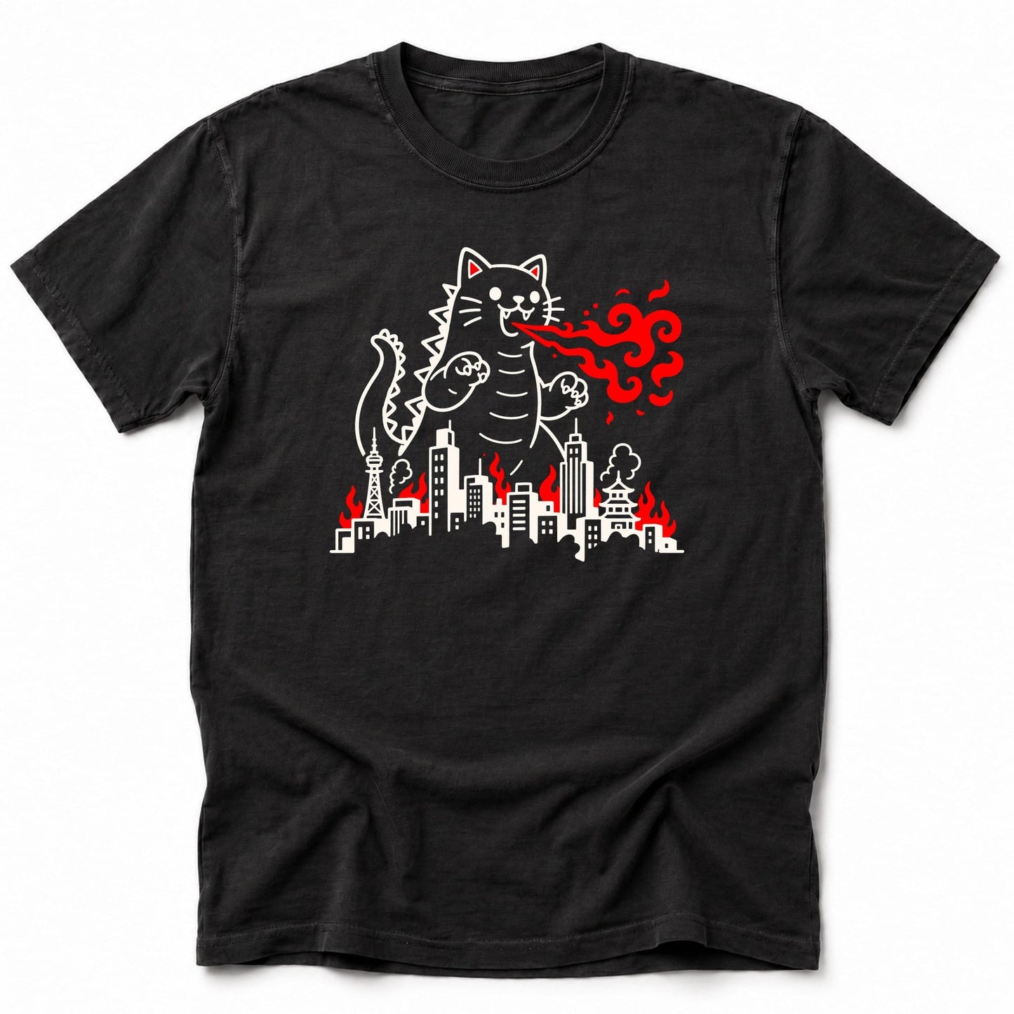 Kyatto Fire T-Shirt Black / S 17555559676045352470 T-Shirt