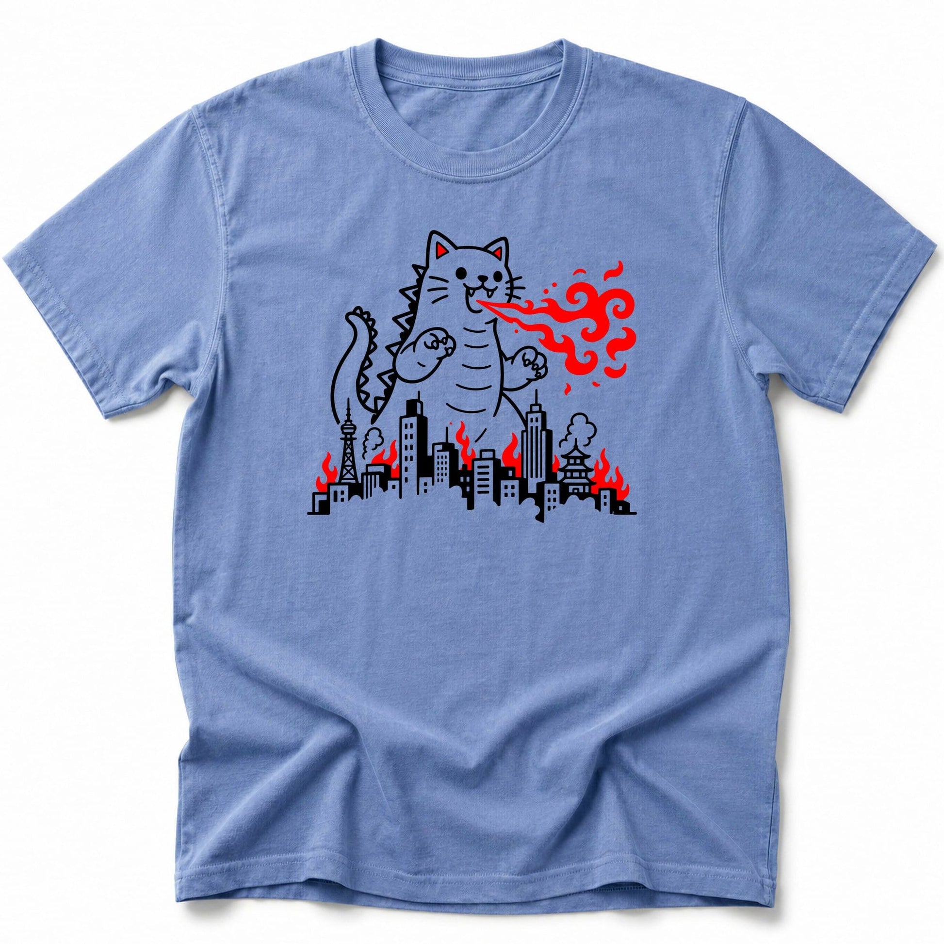 Kyatto Fire T-Shirt Blue Jean / S 26057434589709706704 T-Shirt