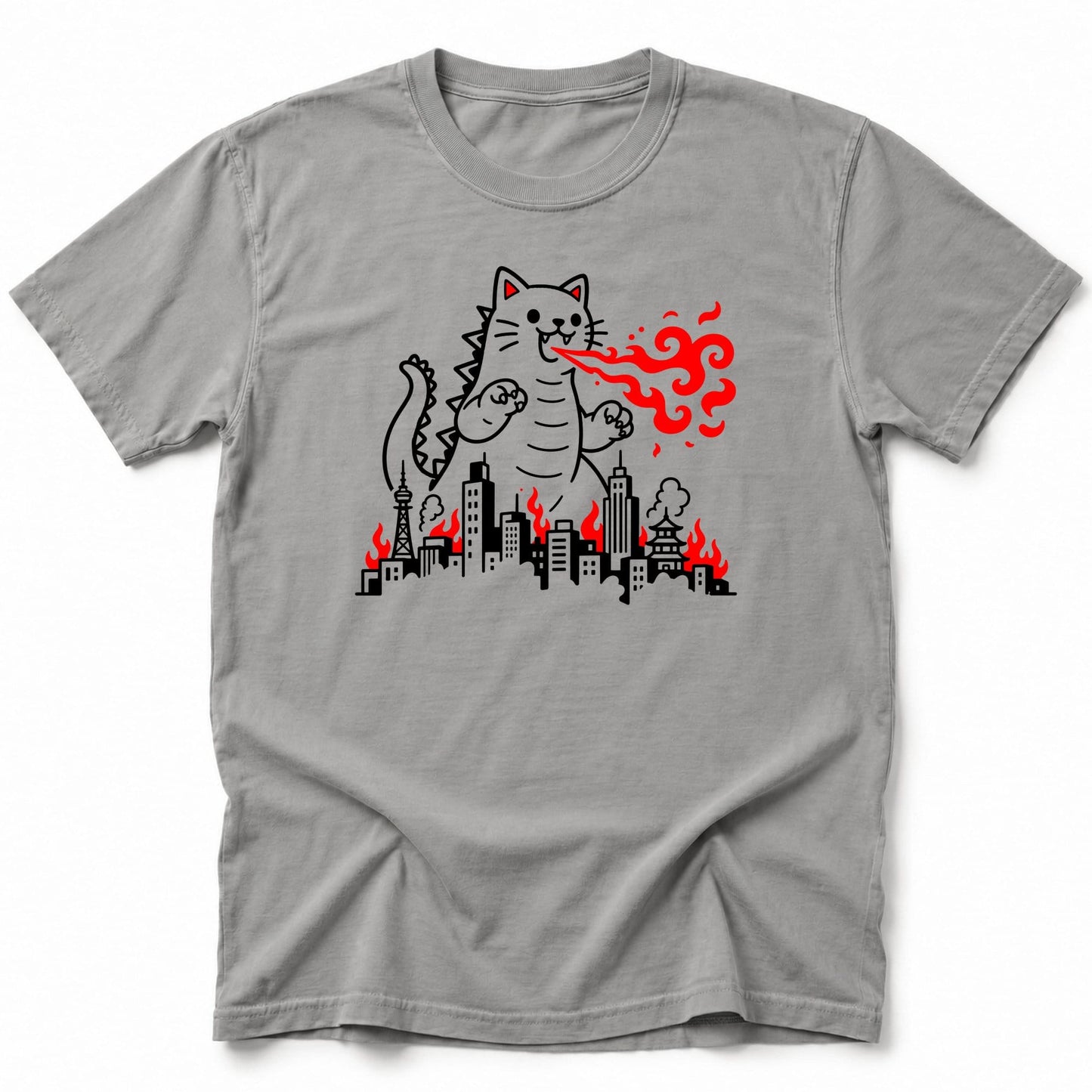 Kyatto Fire T-Shirt Grey / S 28898223240555489244 T-Shirt