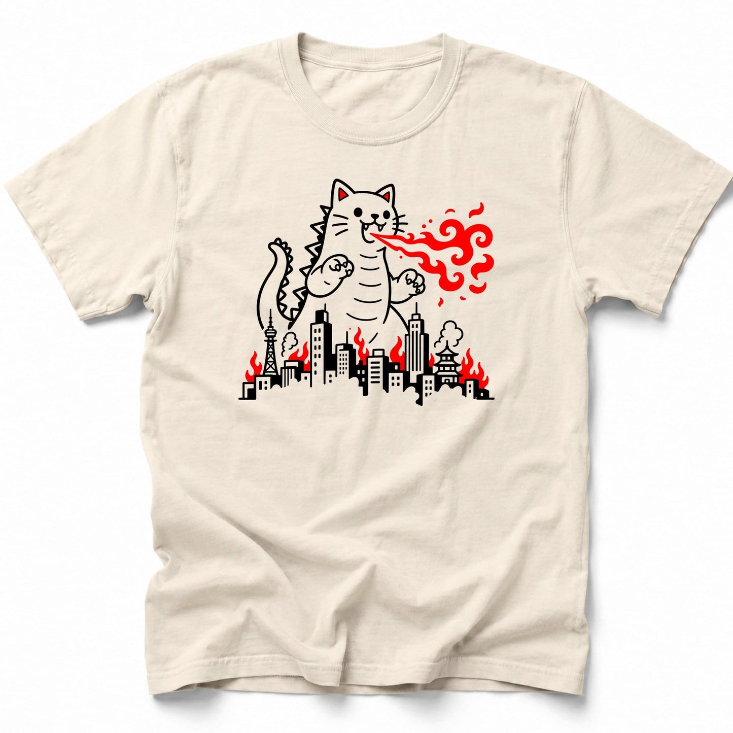 Kyatto Fire T-Shirt Ivory / S 10165302303134533842 T-Shirt