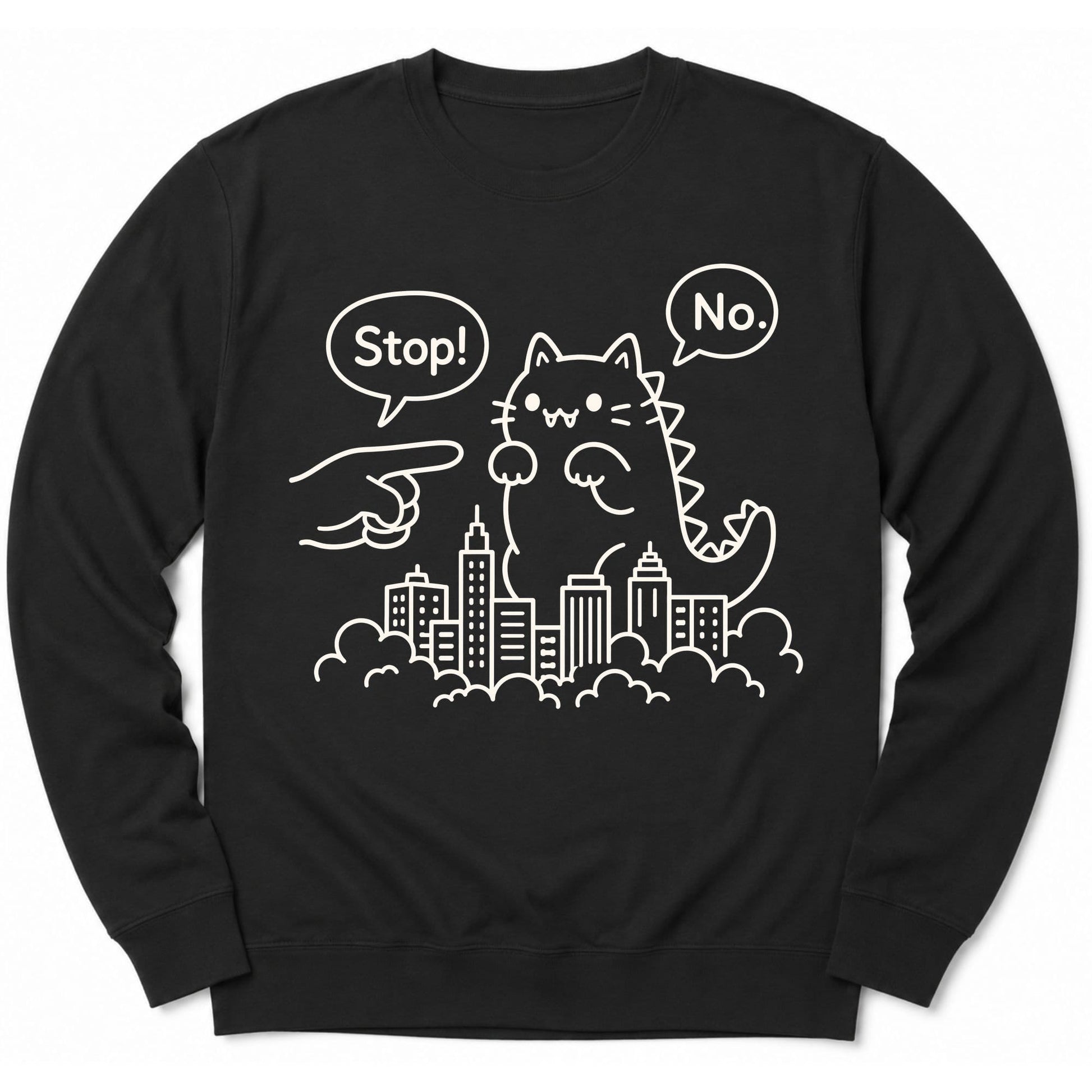 Kyatto No Sweatshirt S / Black 52920782485346278043 Sweatshirt