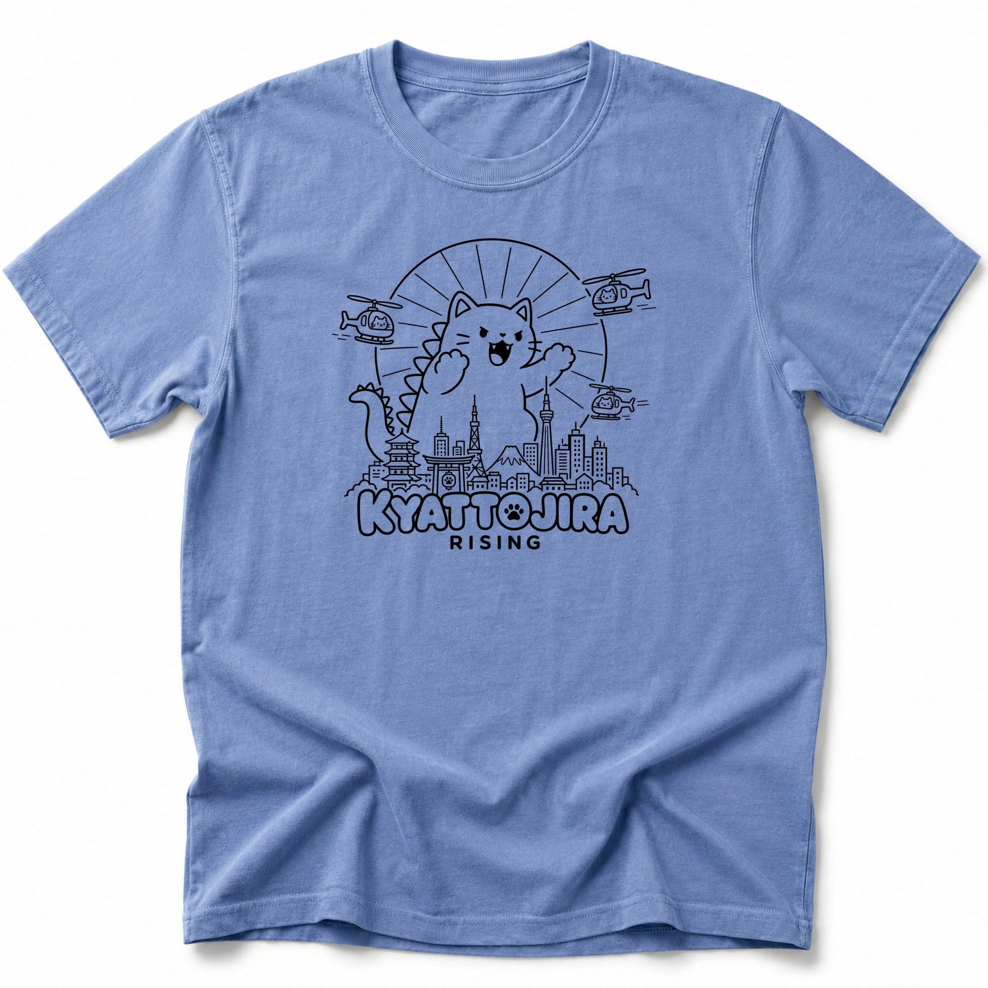 Kyatto Rising T-Shirt Blue Jean / S 73591945796408356266 T-Shirt