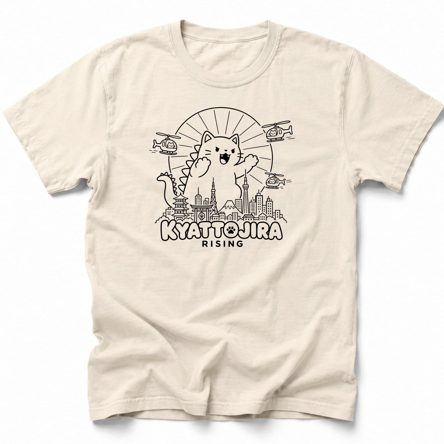Kyatto Rising T-Shirt Ivory / S 11834059471795220298 T-Shirt