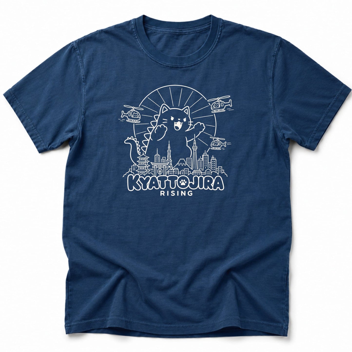 Kyatto Rising T-Shirt Navy / S 70728389250249371739 T-Shirt