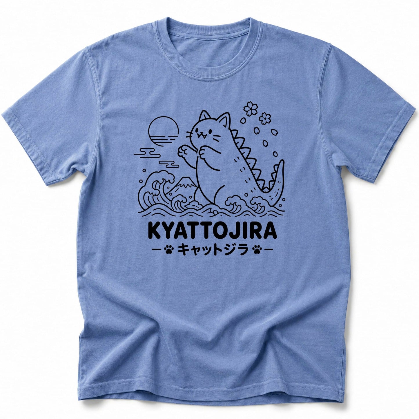 Kyatto Scene T-Shirt Blue Jean / S 33427521159368984022 T-Shirt