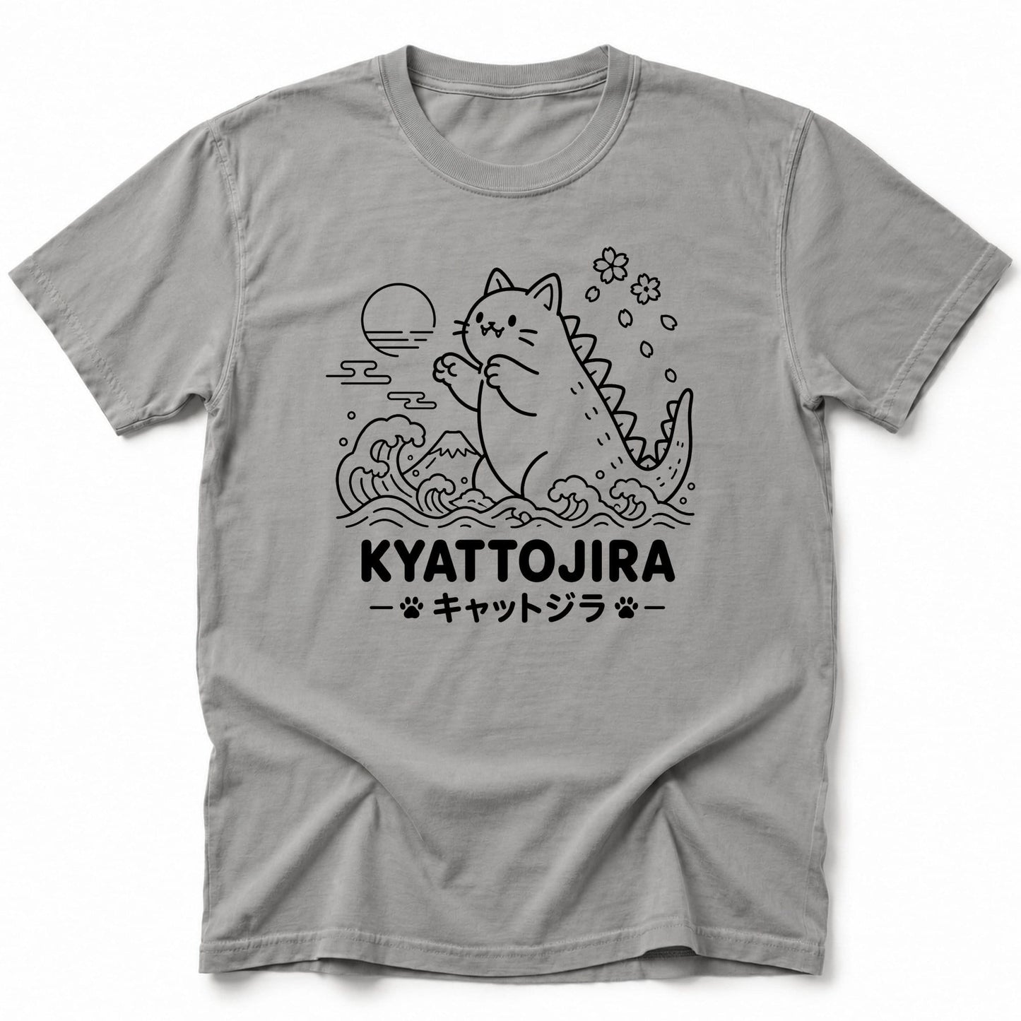 Kyatto Scene T-Shirt Grey / S 29181575358583124197 T-Shirt