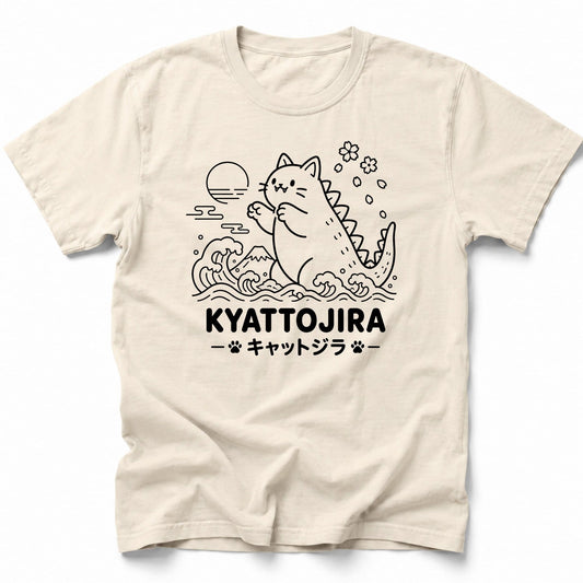 Kyatto Scene T-Shirt Ivory / S 15305666045310754849 T-Shirt