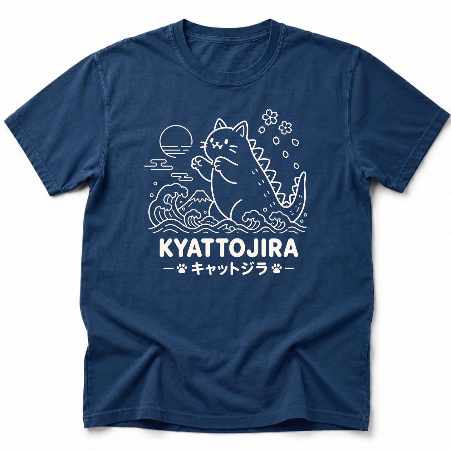 Kyatto Scene T-Shirt Navy / S 10402223133582721028 T-Shirt