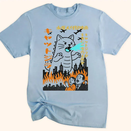 Kyattojira 1954 Everyday Softstyle Tee Light Blue / S 11765706125785704170 T-Shirt