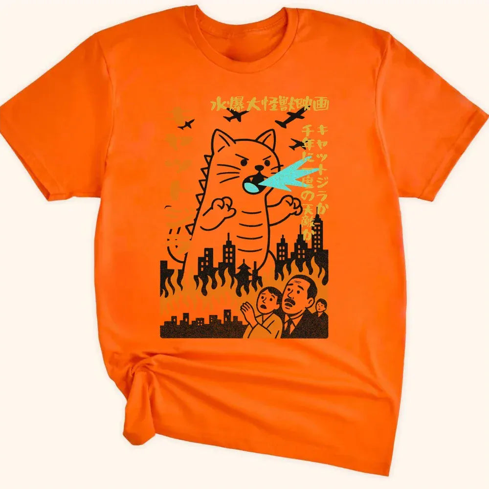 Kyattojira 1954 Everyday Softstyle Tee Orange / S 11296746782804000047 T-Shirt