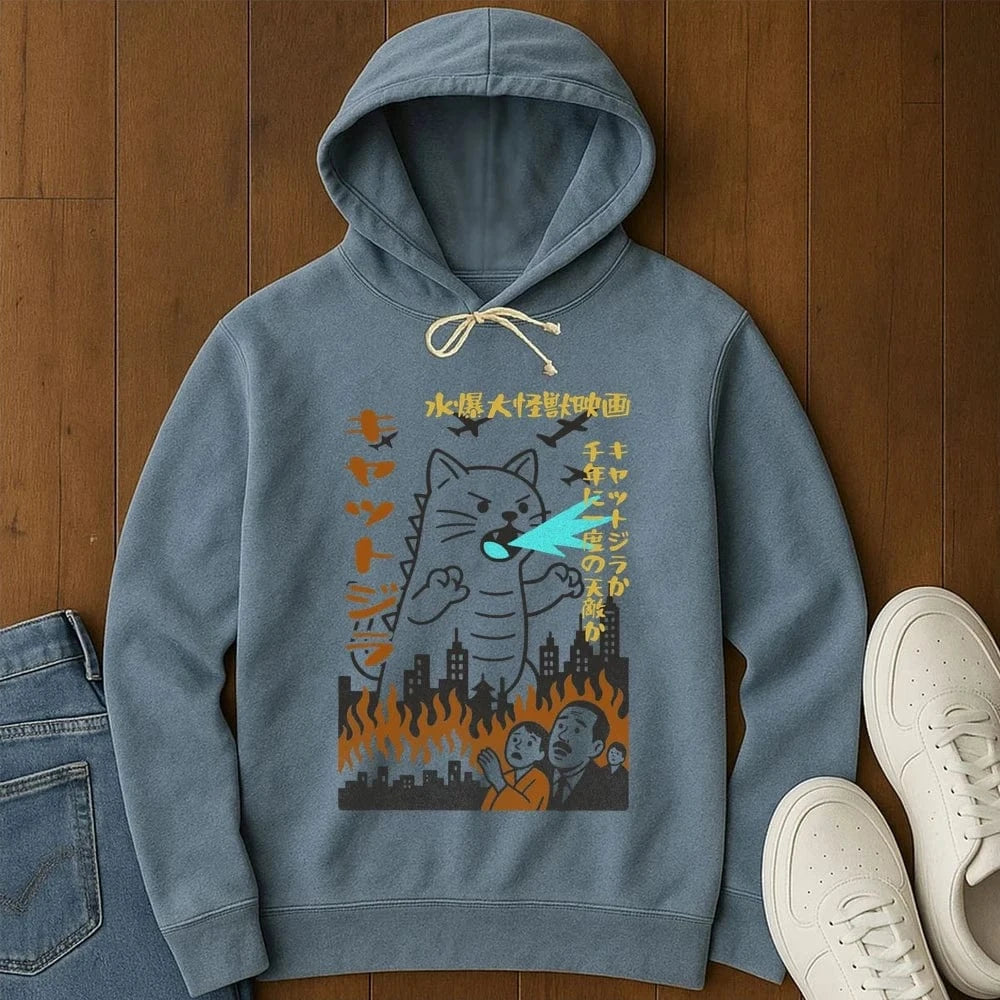 Kyattojira 1954 Hoodie Blue Jean / S 20159309509875906016 Hoodie
