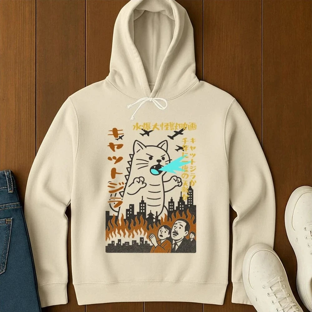 Kyattojira 1954 Hoodie Ivory / S 24478789045765715612 Hoodie