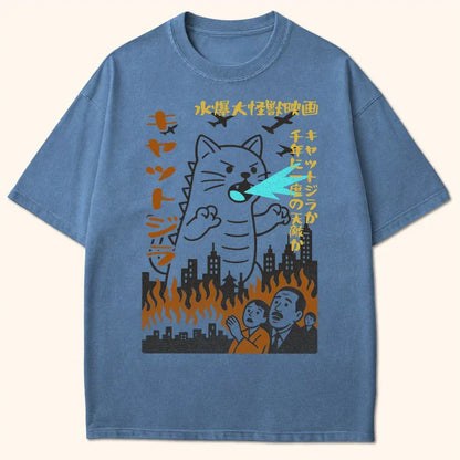 Kyattojira 1954 T-Shirt Blue Jean / S 28256693996734046075 T-Shirt