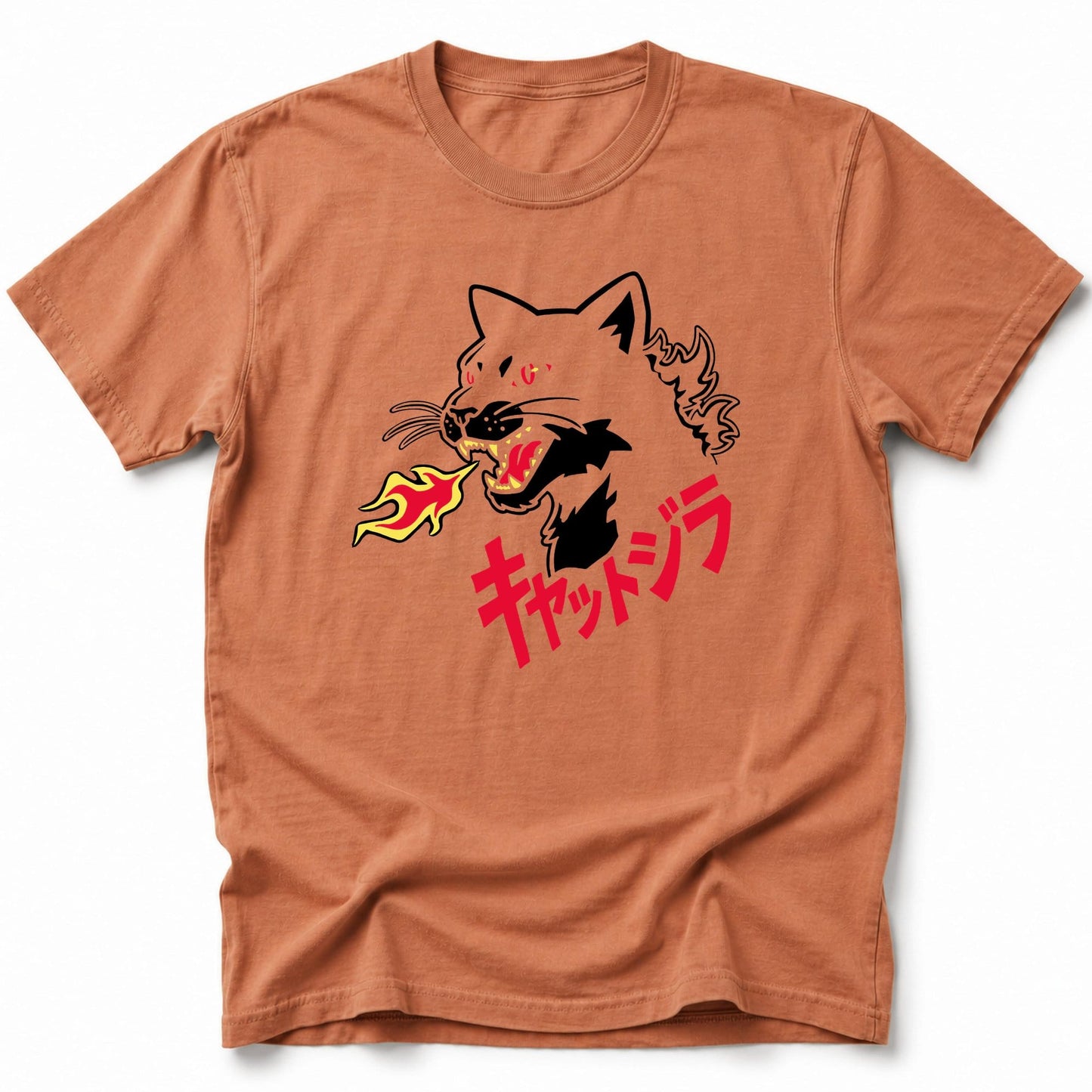 Kyattojira Ablaze T-Shirt Yam / S 82029492904847815658 T-Shirt