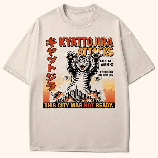 Kyattojira Arises T-Shirt Ivory / S 25807760274585739710 T-Shirt