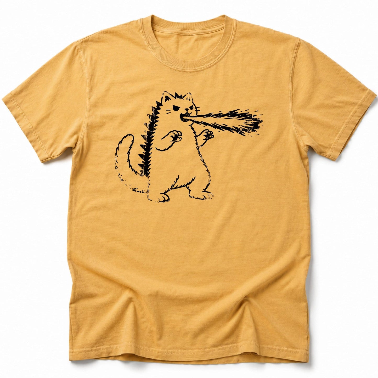 Kyattojira Beamu T-Shirt Mustard / S 19878744053890652274 T-Shirt