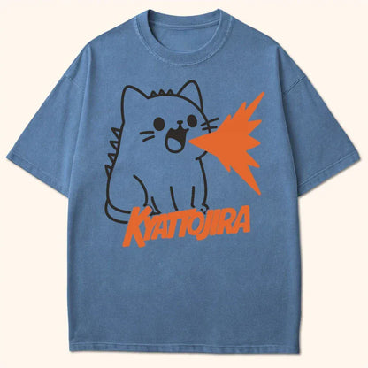 Kyattojira Blast T-Shirt Blue Jean / S 20151319427132303328 T-Shirt