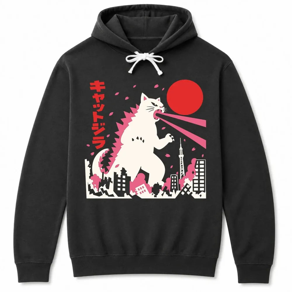 Kyattojira Blossoms Hoodie Black / S 29067720889107726644 Hoodie