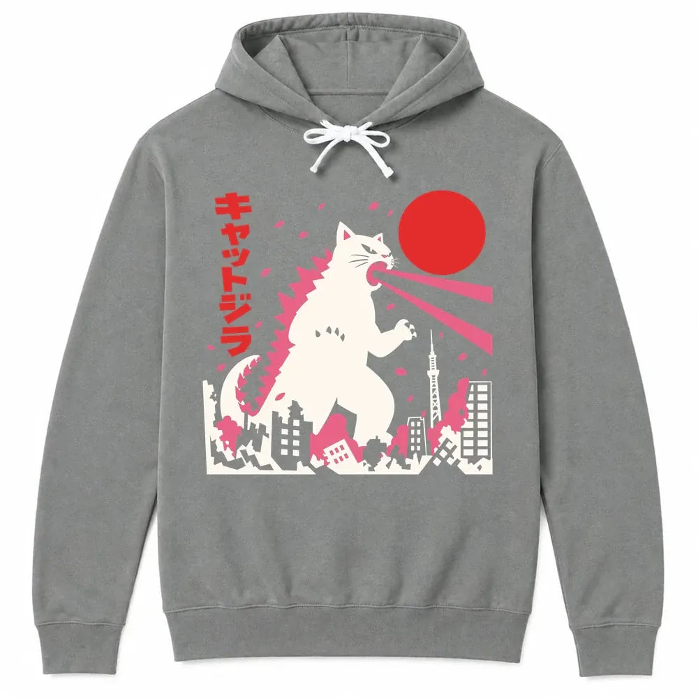 Kyattojira Blossoms Hoodie Grey / S 21447911818385289291 Hoodie