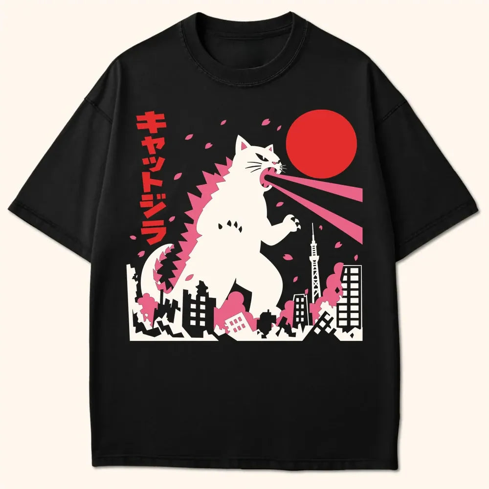 Kyattojira Blossoms T-Shirt Black / S 21276642680902388965 T-Shirt